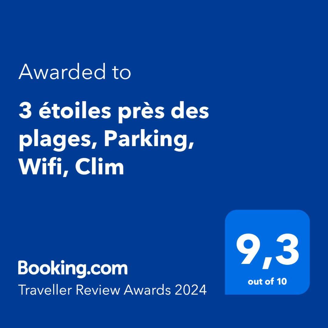Villa 3 Etoiles Pres Des Plages, Parking, Wifi, Clim Sauvian Dış mekan fotoğraf